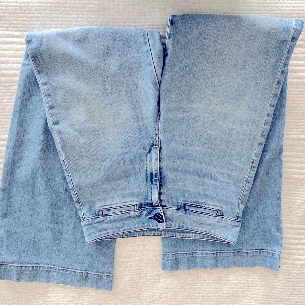 Anthropologie ASKK NY wide leg trouser jeans